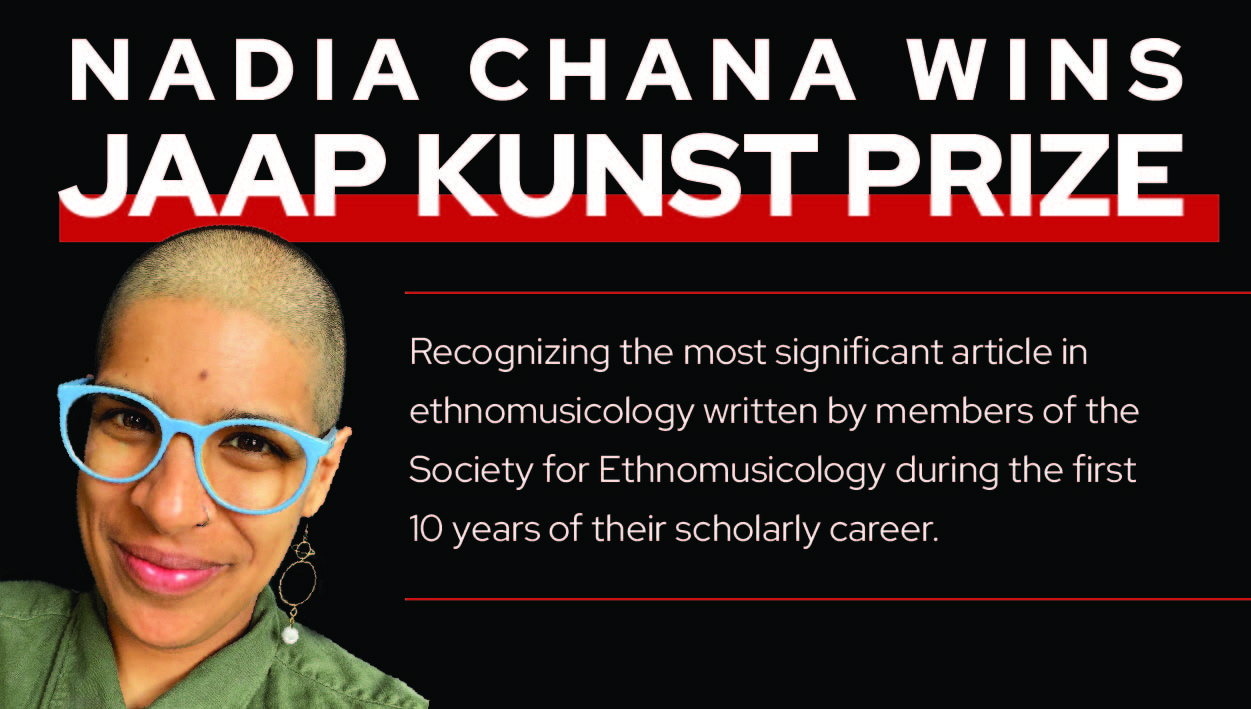 Chana wins Jaap Kunst Prize