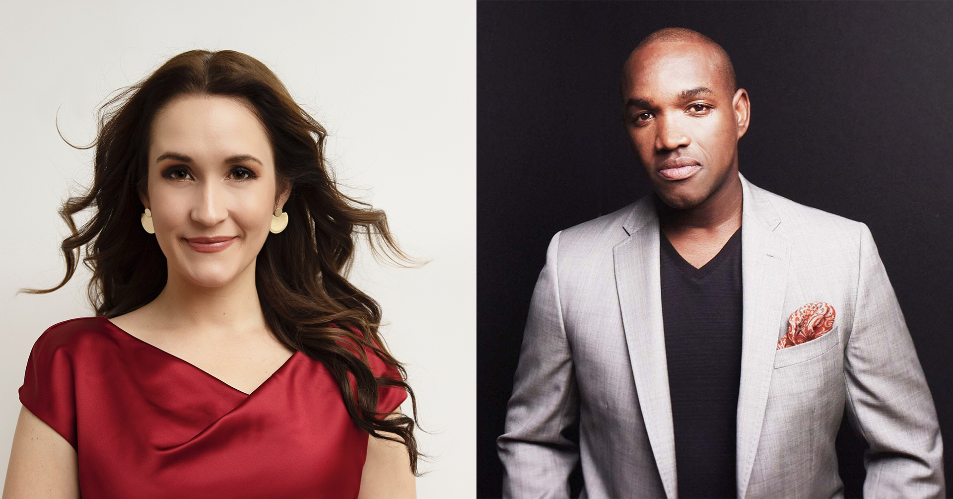 Erin Morley, soprano, and Lawrence Brownlee, tenor, are pictured.