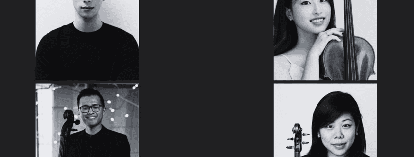 A photo of Janet Lyu, Heejo Yang, Jun Lee, and Kwanho Song.