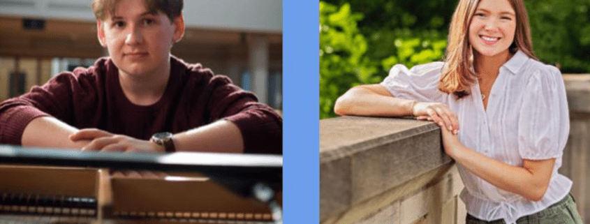 A photo of Matthew Jordan and Rebecca Redlich.