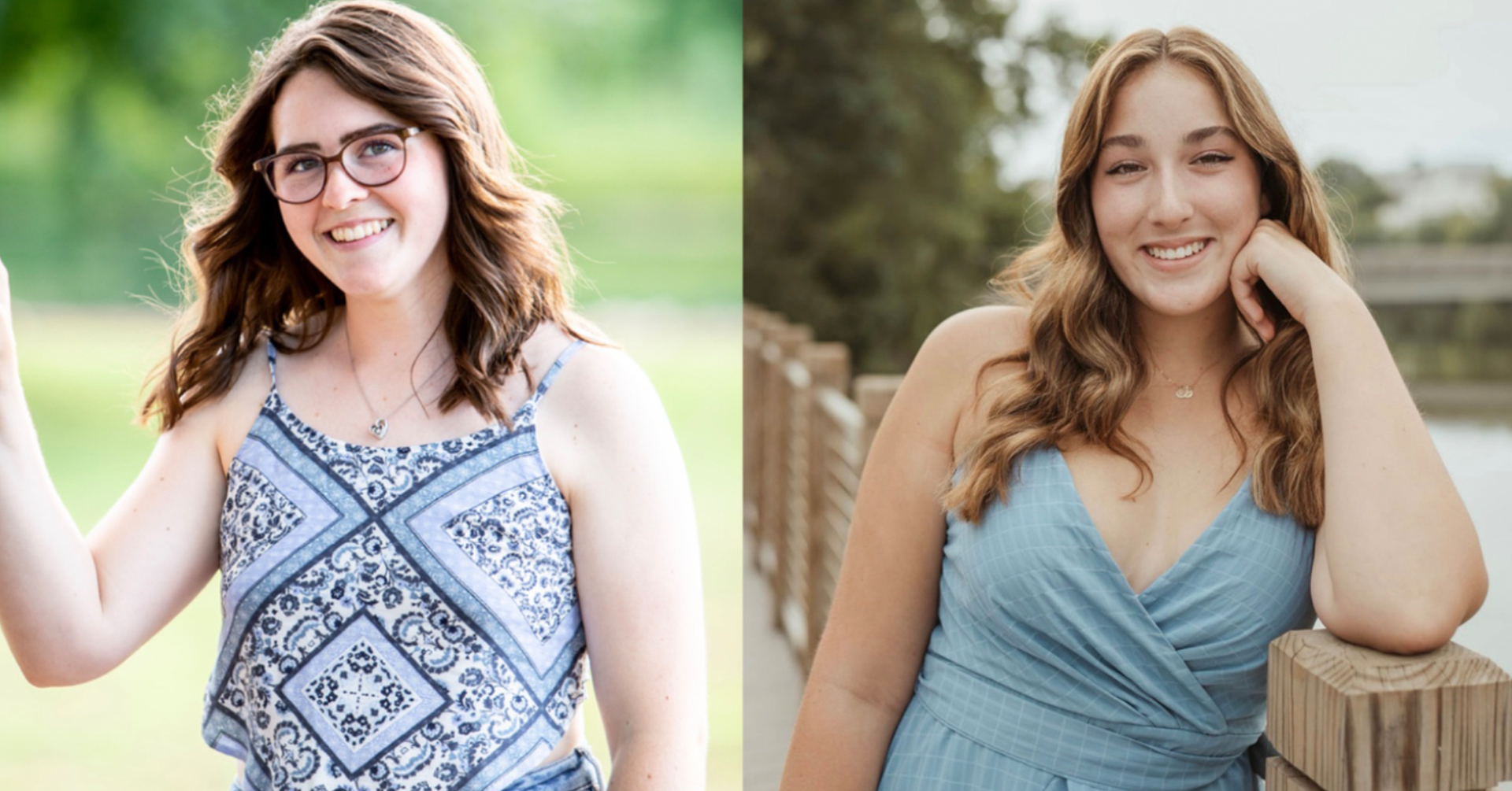 A photo of Kendal Schreiber and Marley Van Domelen.