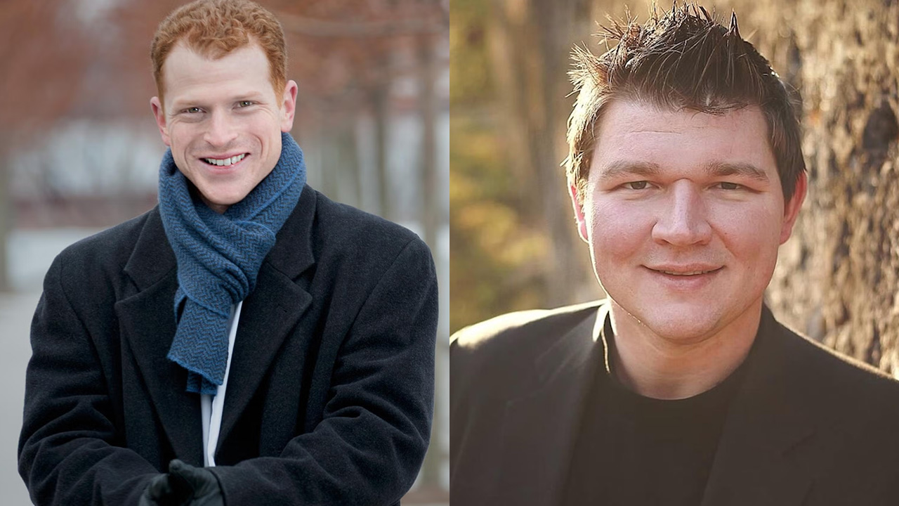 A combined head shot image of Andrew Garland and Jeremy Reger.